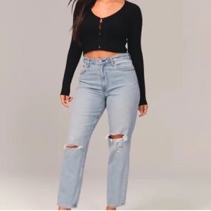 Abercrombie & Fitch Mom Jean High Rise